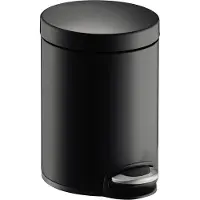 Helit Tret-Abfalleimer "Classic", 20 Liter, schwarz