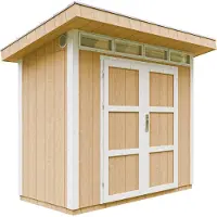 Timbela M901A-HARVEST HONEY - LP SmartSide Tuinhuis op houtbasis - 3 m² - L161xL293xH239 cm - met vloer en verf