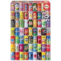 Educa frisdrank blikjes speelgoed set - 500 stuks - creatief speelplezier.