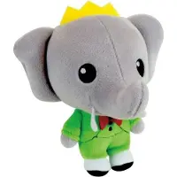 Jemini Elephant collectible plush toy - - BABAR - Kid'collect +/- 13 cm