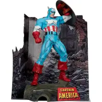Mcfarlane Toys Marvel PVC Statue 1/6 Captain America (The Amazing Spider-Man #323) 28 cm Action Figuur
