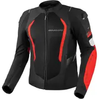 SHIMA Mesh Pro 2.0 Zwart Rood Wit Textiele Motorjas Maat XL