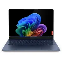 Lenovo Touchscreen Laptop Yoga Slim 7 14q8x9 14.5" Snapdragon X Elite 32 Gb Ram 1 Tb Ssd Kosmisch Blauw - Franse Azerty