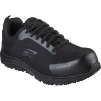 SKECHERS Ulmus S3 Heren Sneaker Zwart Werkschoenen 200090ec | Maat: 42