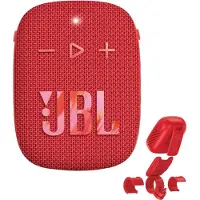 JBL Wind 3S - Draagbare Mini Bluetooth Speaker - Waterdicht - met gratis Handlebar-mount - Rood