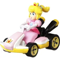 Mattel Hot Wheels Mario Kart replica, schaal 1:64, metalen model van Peach