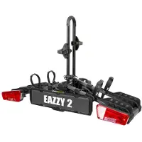 BUZZRACK Eazzy 2 Trekhaak Fietsrek 13 Pinnen - 2 Fietsen Zwart