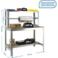 Simonwork (bancos De Trabajo) Bt4 Werkbank 1445x1210x760 Mm