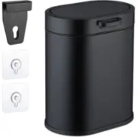 Relaxdays hangende prullenbak - 5 liter - voor keukenkastje - badkamer - met binnenemmer