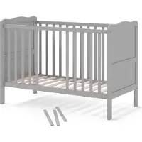 VitaliSpa Tobi Babybed – 60x120 cm Grijs