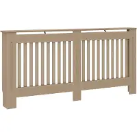 vidaXL Radiatorombouw 172x19x81 cm bewerkt hout