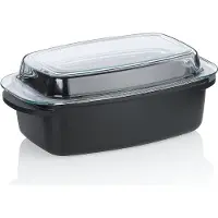 kela Braadpan Atura Met Deksel Zwart 40 x 22,5 cm