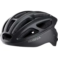 Sena R1 matzwarte fietshelm, slimme helm, geschikt voor fietsen, maat 50 55 cm, stijlvol.