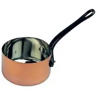 Baumalu Copper saucepan - - 12 cm - Solid copper - Tinned interior - Cast iron handle