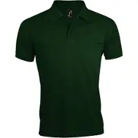 Sols Heren Prime Pique Poloshirt met korte mouwen (Fles groen)