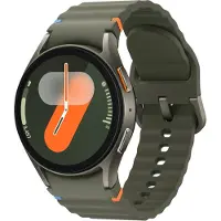 Samsung Slimme horloge met een ronde wijzerplaat van 40 mm Galaxy Watch7 in groen met een touchscreen van 1,31", 4G-connectiviteit, WiFi 5,