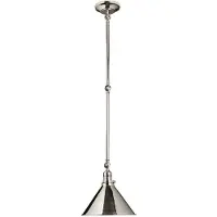 Elstead Lighting LED Hanglamp Provence | 1X E27 Max 60W | Dimbaar | Polished Nickel