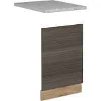 Vicco R-Line Voorpaneel vaatwasser – 45 cm, WB Marmer Edel grijs