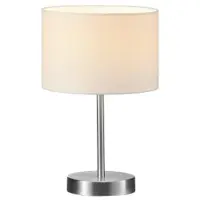 TRIO HOTEL - Tafellamp - Nikkel mat - excl. 1x E14 4,9 W - Snoerschakelaar