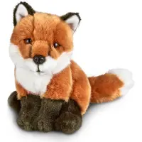 Living Nature Knuffel - 28x14 cm - Vos - Medium+ - Oranje - - OneSize - Knuffels