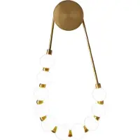 Toolight Wandlamp G027-cp Gold