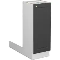 Vicco Fame-Line Keukeneiland – 30 cm zonder werkblad Anthrazit-Gold Landhaus