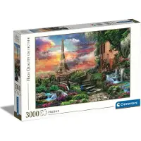 Clementoni 33550 Collectie Paris Dream 3000 Stukjes, Gemaakt in Italië, Legpuzzel voor Volwassenen, Veelkleurig