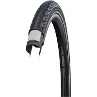 Schwalbe Buitenband Delta Cruiser Plus K-Guard 28 x 1.25 / 32-622 mm - zwart met reflectie
