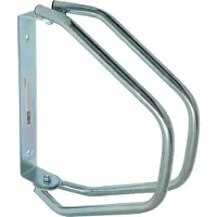 Dresco Muurbeugel - Fietsenrek - 1 Fiets - Muurbevestiging - Aluminium