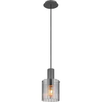 Globo Lighting Hanglamp Tulivar design smoke glas