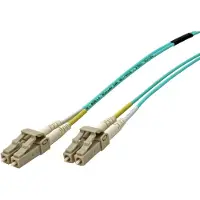 Roline Low Loss LC/UPC Duplex optical fiber kabel | OM3 | LSZH | turquoise | 20 meter