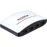 DeLOCK 61762 HUB 4Port USB 3.0 bk/wh