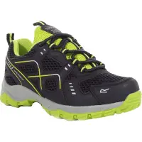 Regatta - Wandelschoenen voor kinderen "Vendeavour" RG8880 (maat 29 EU) (marineblauw/fel limoengroen)