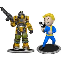 Syndicate Collectibles Fallout Mini Figuur 2-Pack Set A Excavator & Vault Boy (Gun) 7 cm Beeld