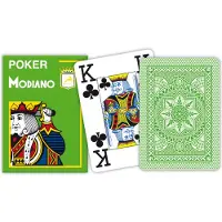 Modiano Jeu 52 Cartes : CRISTALLO Vert Pomme