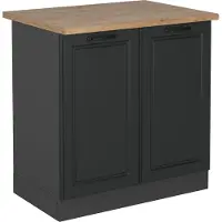 Vicco R-Line Wastafelkast – 80 cm, WB Eik Antraciet landhuis