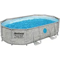 Bestway - Power - Steel - Zwembadset - 488x305x107 - cm