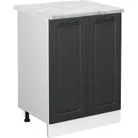 Vicco R-Line Keukenonderkast – 60 cm, WB Marmer Antraciet landhuis
