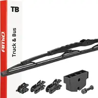 Amio Ruitenwisserset. Ruitenwissers voor OPEL Corsa C Hatchback (X01), frameloos