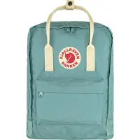 Fjällräven Rugzak 'Kånken' beige / lichtblauw / rood