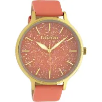 Oozoo C10660 dameshorloge, met leren band