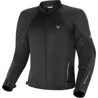 SHIMA Jet Waterproof Zwart Textiele Motorjas Maat L