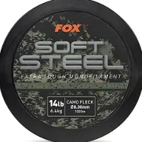 FOX Soft Steel Fleck 1000 M Monofilament Zwart 0.300 mm