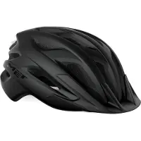 Met Crossover Fietshelm Mannen & Vrouwen - Stadsfietshelm Volwassenen - Maat M - Black Matt