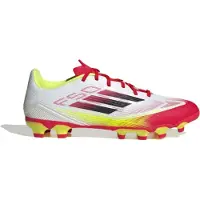 Adidas Heren F50 League MG Multi Ground Voetbalschoenen Cloud White/Core Black/Solar Yellow