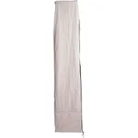 Mendler Beschermhoes voor zweefparasol tot 3,5 m, afdekhoes met ritssluiting ~ crème-grijs