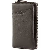 Bruno Banani Portemonnee Wallet Zip With Flap Brown Donkerbruin