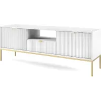 Selsey TV-Meubel Louis | spaanplaat wit 154x56x39 cm tv-meubels | NADUVI