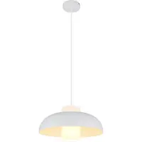 Globo Lighting Hanglamp Lowe, dimbaar, wit / opaal, Woon-/ Eetkamer, metaal, Modern, hanglamp