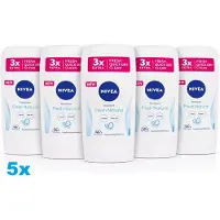 Nivea Fresh Natural Deodorant Stick 5 x 50ml – 48H Bescherming – Deodorant Stick – Voordeelverpakking 5 Stuks